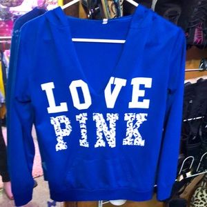 Beautiful blue PINK hoodie